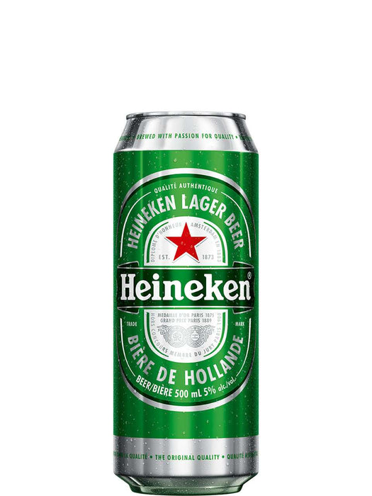 Heineken 6 pack 330 ml cans (5% ABV) - BAR 24 - Heineken