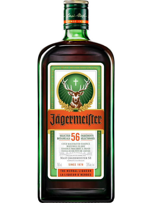 Jagermeister, 750ml Liquer (35% ABV) - BAR 24 - Jagermeister